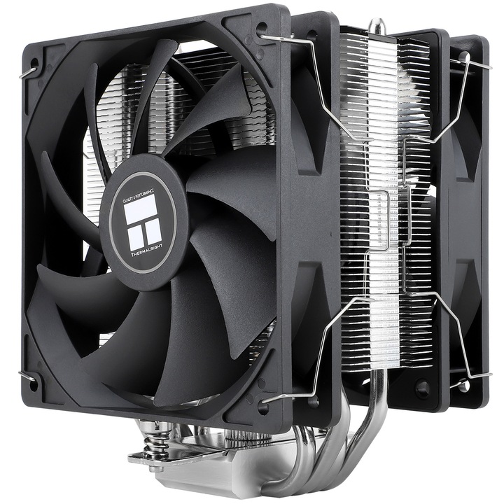 Hűtő Thermalright „Assassin X 120 Refined SE PLUS” Intel és AMD foglalatokhoz, léghűtés, 2 x 120mm ventilátor, 1550 ford./perc, 4 hőcső, magasság 148mm