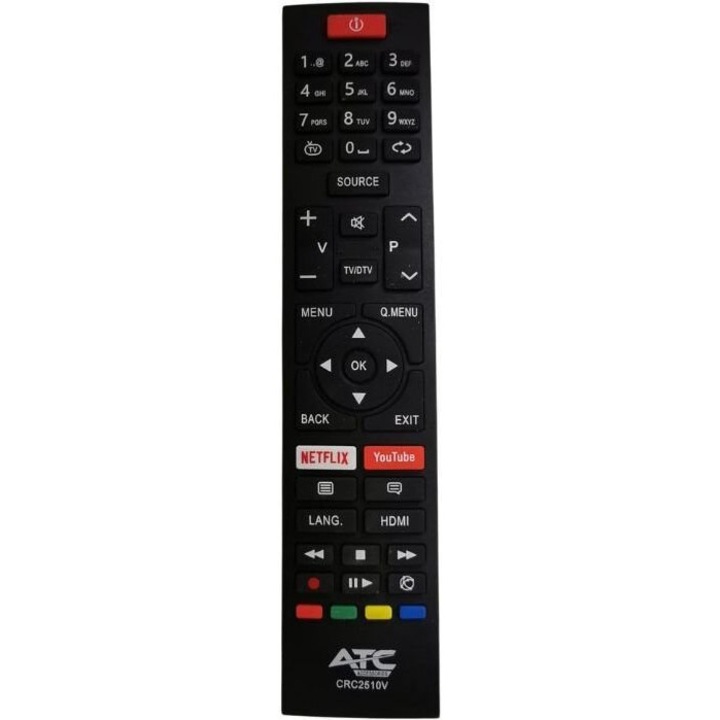 Telecomanda ATC pentru televizoare OLED/LED Telefunken, Vestel, Beko, model CRC-2510V
