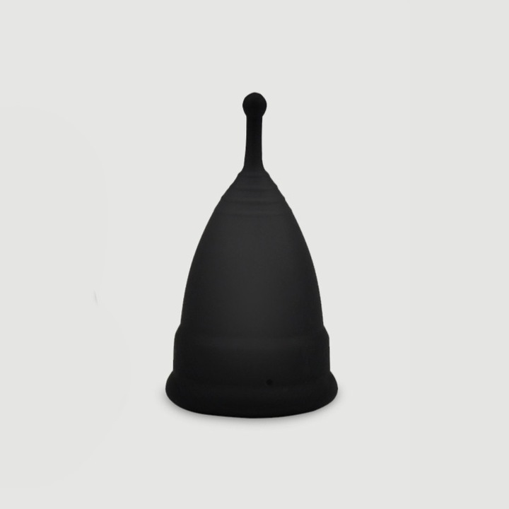 Cupa menstruala mare pentru femei, Sexopolis, neagra