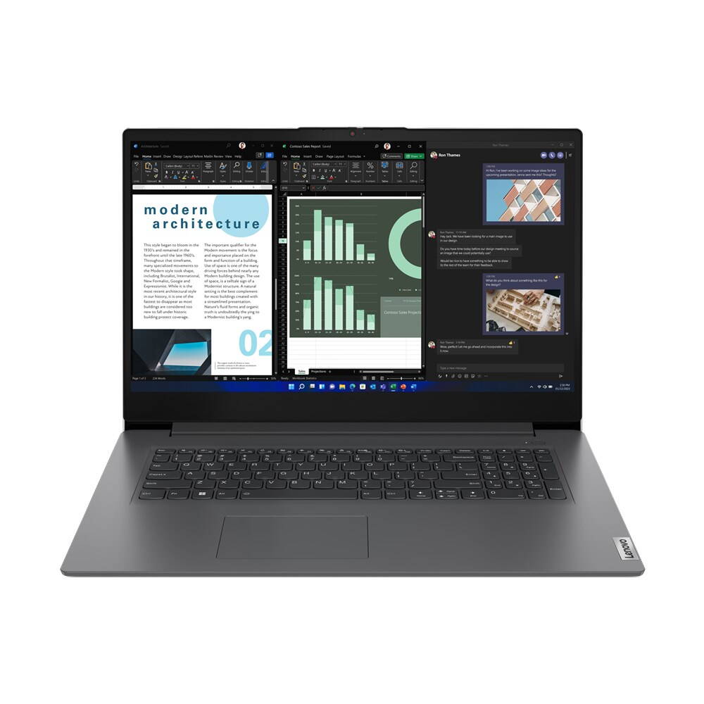 Laptop Lenovo V17 G4 IRU Intel Core i7-13620H 17.3inch Full HD 16GB DDR4-SDRAM 512GB SSD Wi-Fi 6 Windows 11 Pro Gri