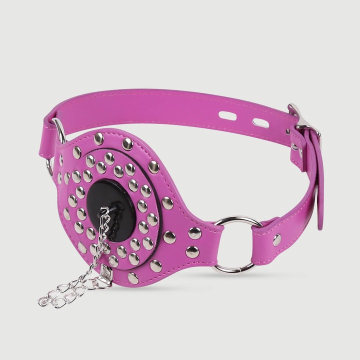 Calus din piele detasabil Sexopolis, roz