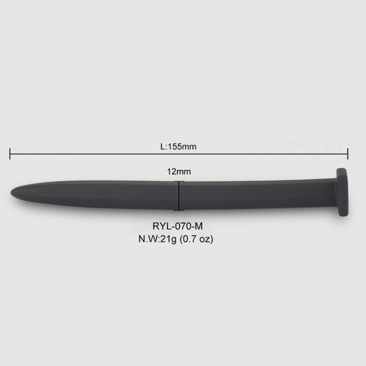Sonde uretrala din silicon 152 x 20 mm, Sexopolis, impermeabil, negru
