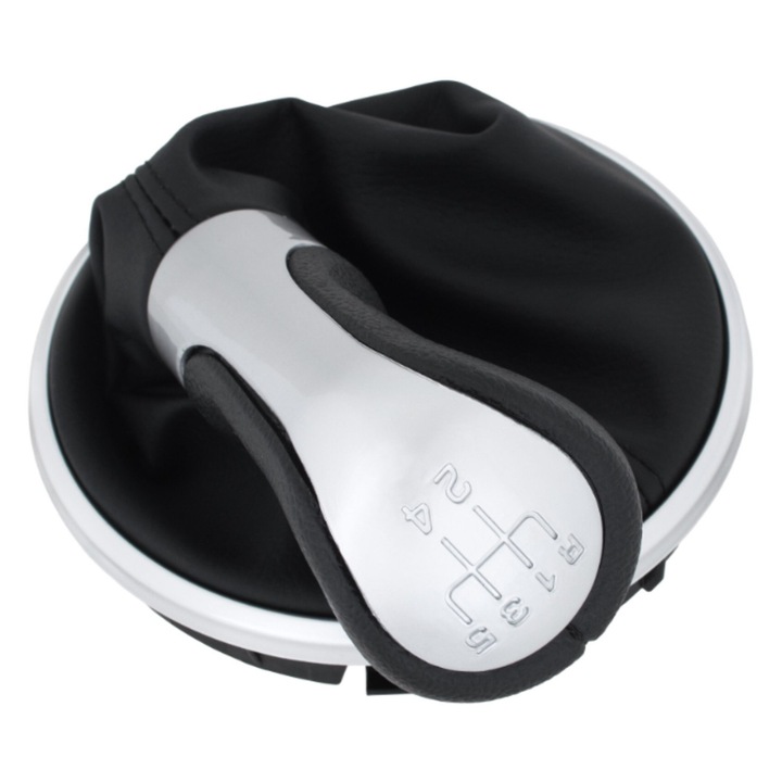 Nuca Schimbator Viteze cu Burduf din Eco Piele pentru Skoda Fabia II 5J Roomster 5 Viteze ОЕМ 5J0711113