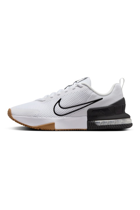 Nike, Air Max Alpha Trainer 6 hálós sportcipő, Fehér, Koptatott fekete, 8.5