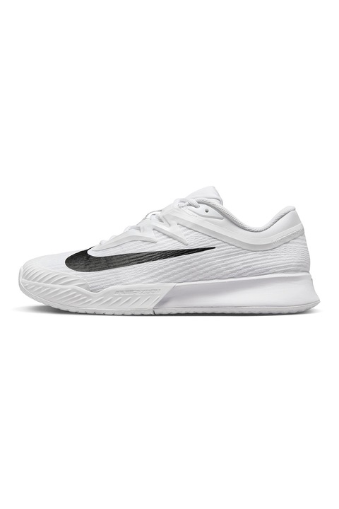 Nike, Pantofi Zoom Vapor Pro 3 pentru tenis pe teren dur, Alb/Negru stins
