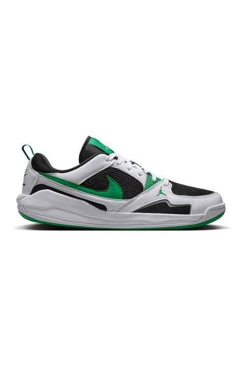 Nike, Велурени баскетболни обувки Jordan CMFT Era, Бял/Зелен/Черен