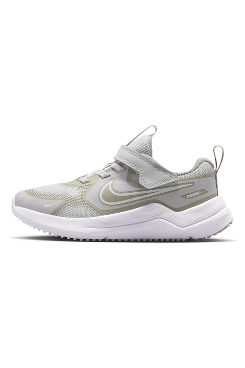 Nike - Pantofi Cosmic cu inchidere velcro pentru alergare, Gri deschis/Sage Green