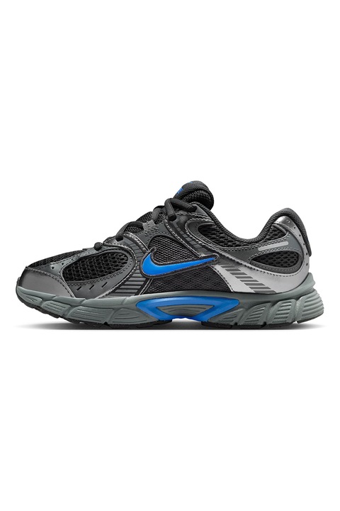 Nike, Pantofi sport V5 RNR din plasa, Negru/Albastru/Argintiu