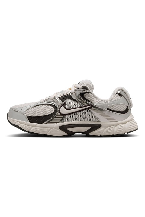 Nike, Pantofi sport V5 RNR din plasa, Argintiu/Bej deschis