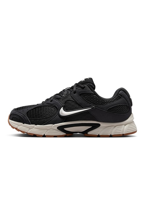 Nike, Pantofi sport V5 RNR din plasa cu talpa wedge, Alb/Negru