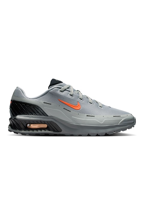 Nike, Pantofi sport Air Max Bia low-cut, Gri/Portocaliu