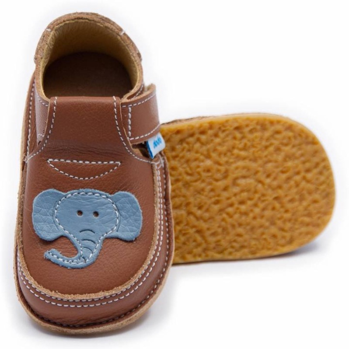 Dodo Shoes Elefantel gyerek mezitlabas cipo, Tevebarna