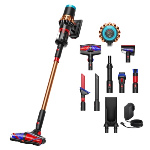 Aspirator vertical fără fir Dyson V16 Piston Animal, motor digital 900W, capat All Floor Cones Sense, 70 minute autonomie