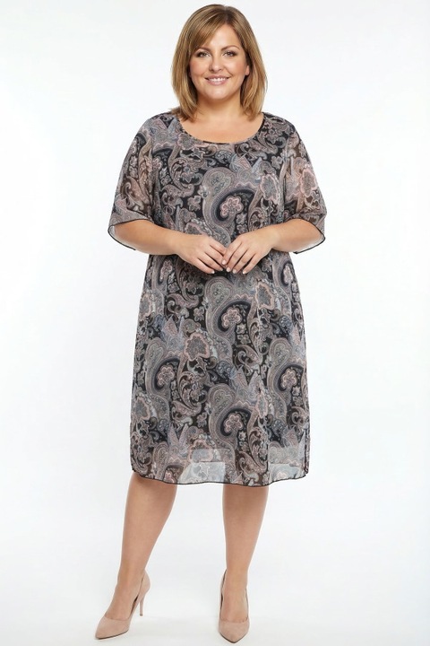 Рокля с пастелен модел