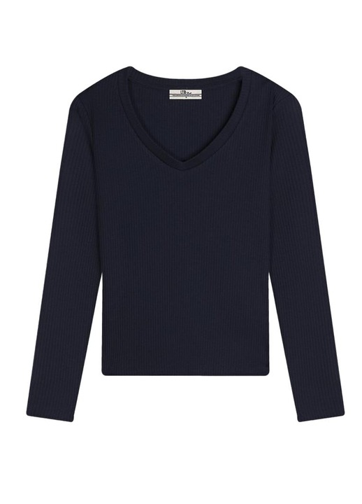 Bluza LTB jeans, bleumarin, 50% poliester, 45% bumbac, M INTL