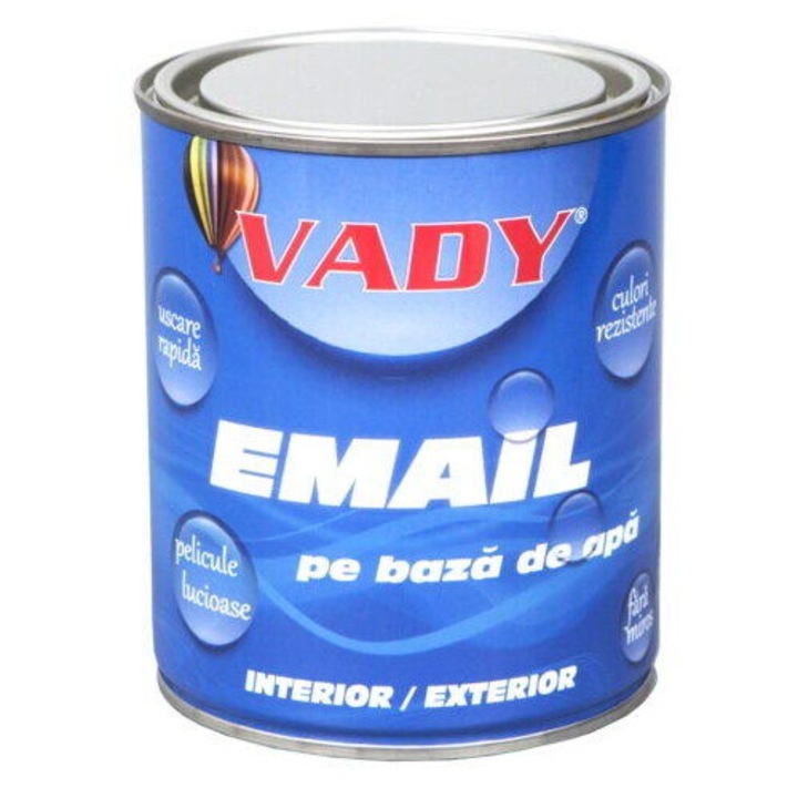 Email akril fehér VADY, 0,75l, beltéri/kültéri, fényes