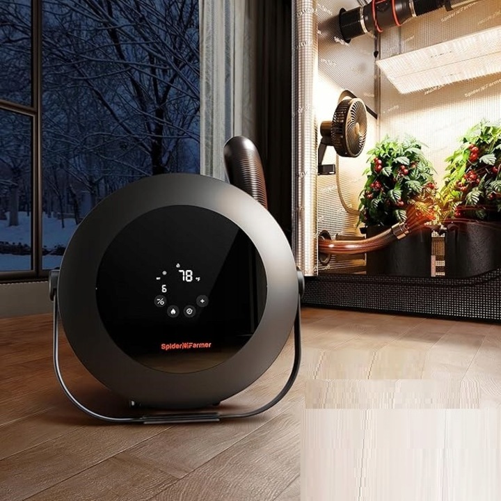 SPIDERFARMER 530 W hordozható fűtőtest, 10 hőmérsékleti szint, 160 cm, növényekhez