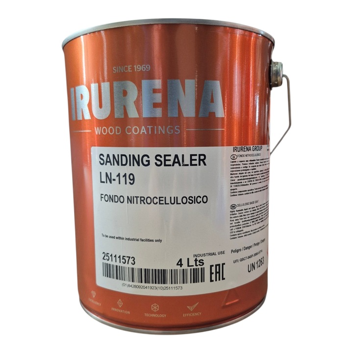 Grund nitroceluloza, Irurena, LN-119, transparent, 4 l