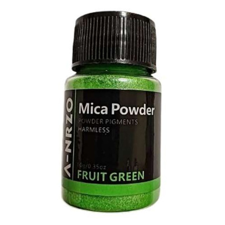 Pigment pudră, ANRZO, Verde, 10 gr, pentru vopsele și meșteșuguri