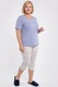 Pijama roz MDR24, set 2 piese, imprimeu multicolor, bumbac, marime 52 EU