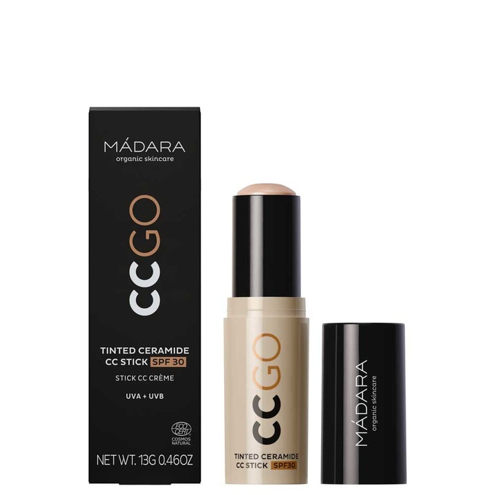 CC Cream Madara, True Beige 35, SPF 30, textura cremoasa, compact