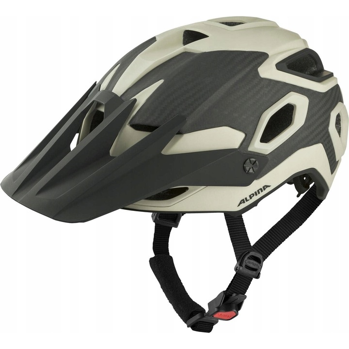 Casca de protectie sportiva Alpina Rootage, Mojave Sand Matt, L 57-62cm, carbon, ventilare optima