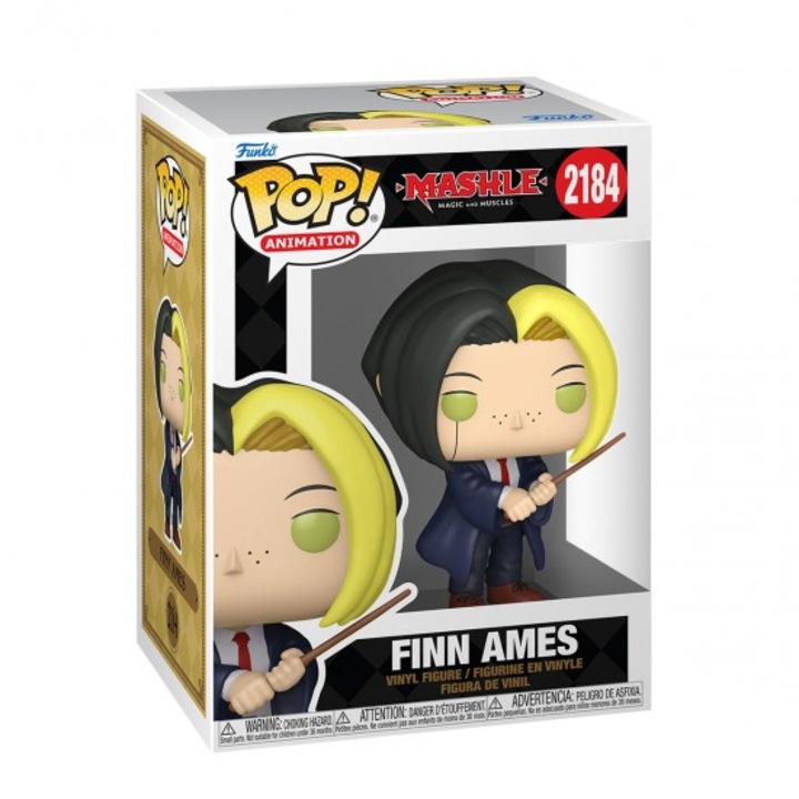 Figurina interactiva Funko POP! seria Mashle: Magic and Muscles − Finn Ames