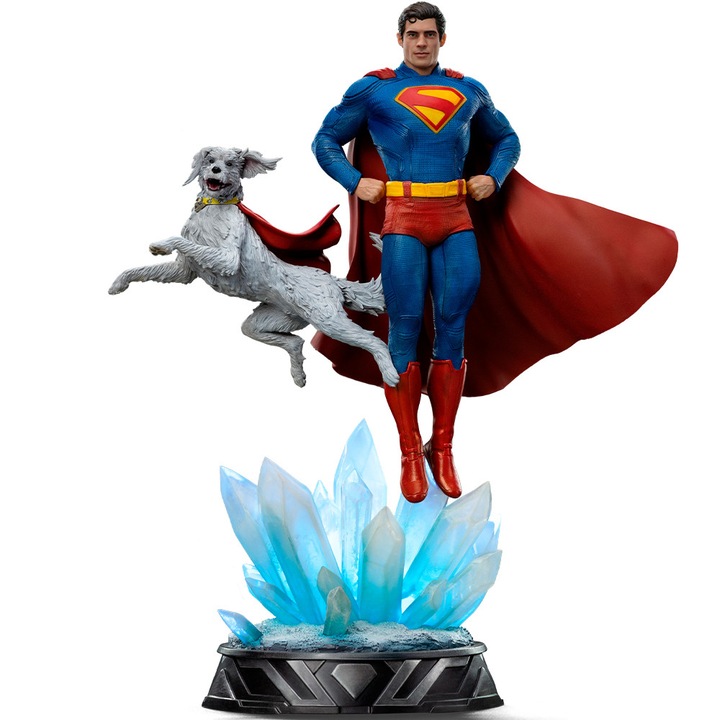 Superman Legacy figura, Superman & Krypto 1/10