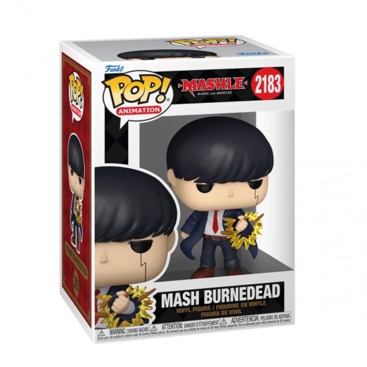 Figurina interactiva Funko POP! seria Mashle: Magic and Muscles − Mash Burnedead