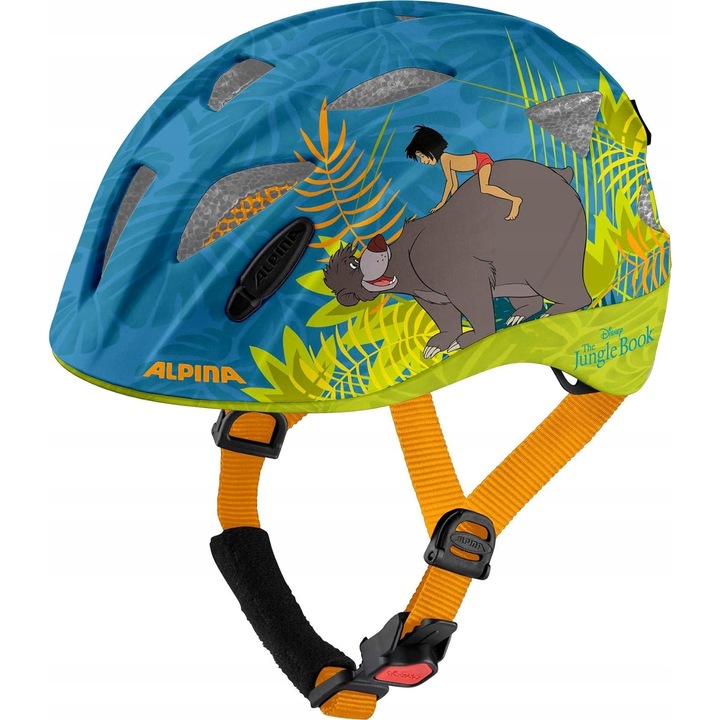 Casca de protectie pentru copii Alpina Ximo Disney Jungle Book Gloss, 47-51cm, 230g, ventilare optima