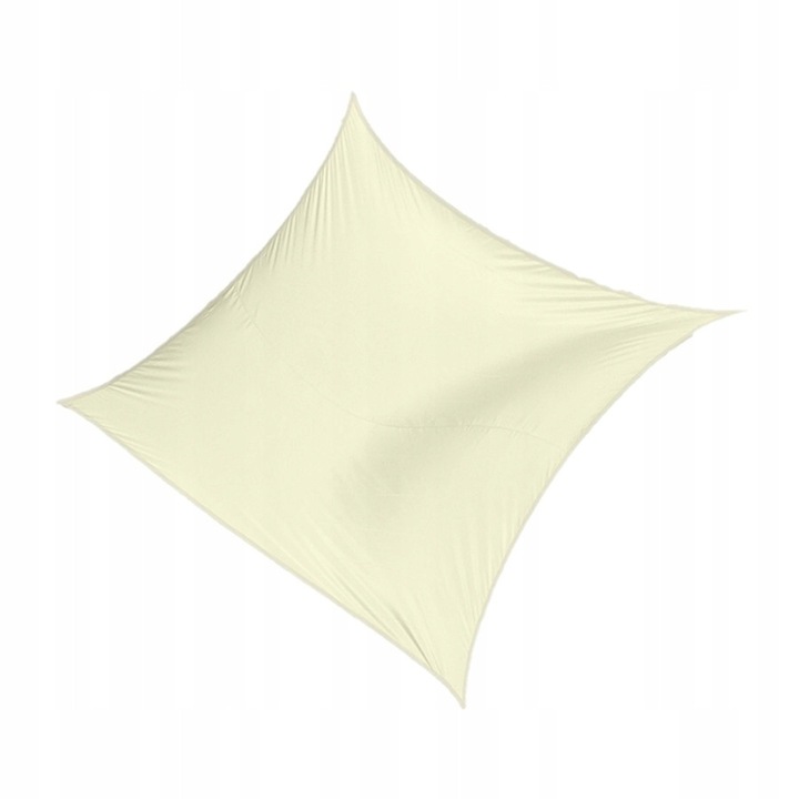 Vela Umbra Gradina, Grindi, Patrata, Copertina Parasol Terasa sau Balcon, Material Poliester Impermeabil 160g/m2, Protectie UV, Design Modern, Include Set de Corzi pentru Montaj, Rezistenta la Intemperii, 5x5 m, Bej