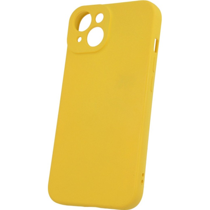 Husa telefon Senso, Liquid, galben, pentru iPhone 15 Pro Max