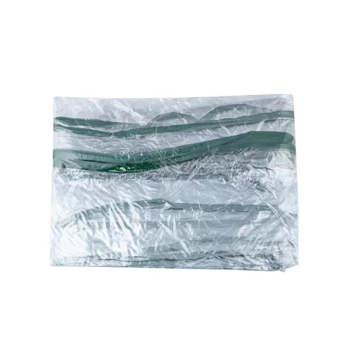 Husa Rezerva Pentru Mini Sera, Grindi, Kalmia II, Folie PVC Transparenta Rezistenta Cu Usa Rulanta Si Fermoar, Protectie Contra Intemperiilor Si Acces Facil La Plante, Compatibila Exclusiv Cu Modelul Kalmia II, Transparent