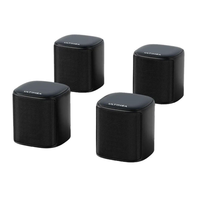 Soundbar 7.1 Ultimea Aura A40 cu Subwoofer si 4 sateliti, Bluetooth 5.3, Telecomanda inclusa, Negru
