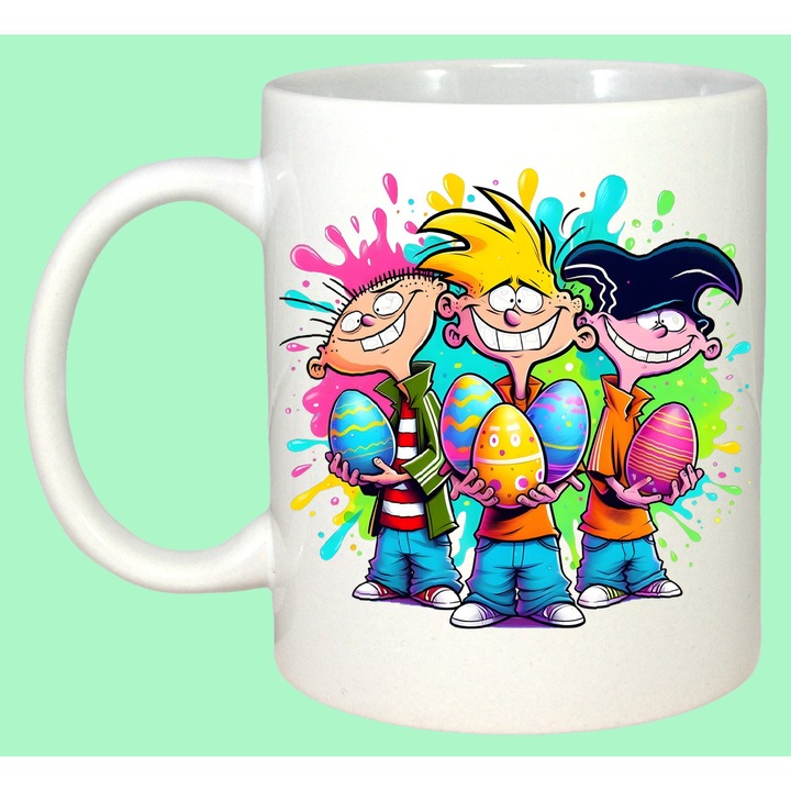 Cana Paste Ed Edd Eddy Paste Oua Colorate Graffiti, Cadou, Sarbatori, Cri-Flo, Culoare Alb, 330 ml