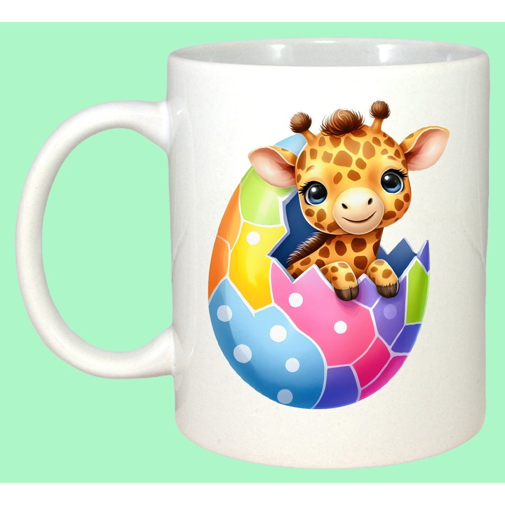 Cana Paste Girafa Baby Paste Ou Spart Colorat, Cadou, Sarbatori, Cri-Flo, Culoare Alb, 330 ml