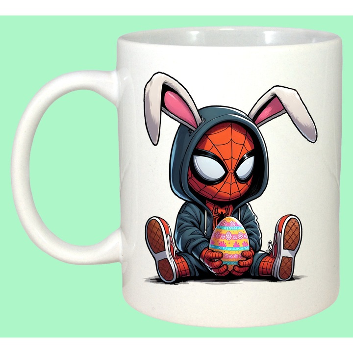 Cana Paste Spiderman Iepuras Paste Ou Decorativ, Cadou, Sarbatori, Cri-Flo, Culoare Alb, 330 ml