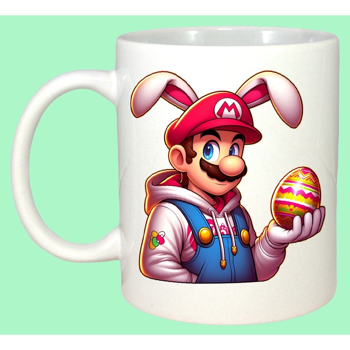 Cana Paste Mario Iepuras Paste Ou Pastel, Cadou, Sarbatori, Cri-Flo, Culoare Alb, 330 ml