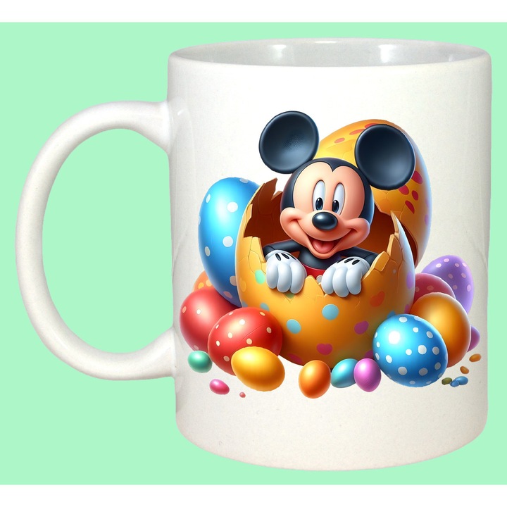 Cana Paste Mickey Mouse Paste Ou Spart Colorat Decor, Cadou, Sarbatori, Cri-Flo, Culoare Alb, 330 ml