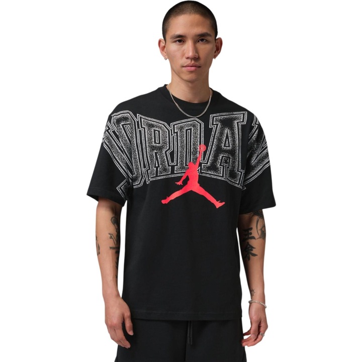 Jordan New Stretch SS Crew póló 58120, Fekete