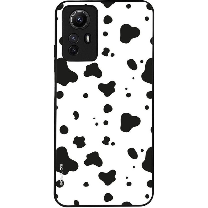 Husa telefon Sonique Animal Print Series, Dalmatian, silicon, pentru Xiaomi Redmi Note 12 Pro Plus
