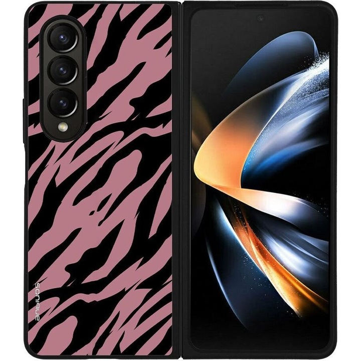 Husa telefon Sonique Animal Print Series, pentru Samsung Galaxy Z Fold 4, silicon, design animal print, multicolor