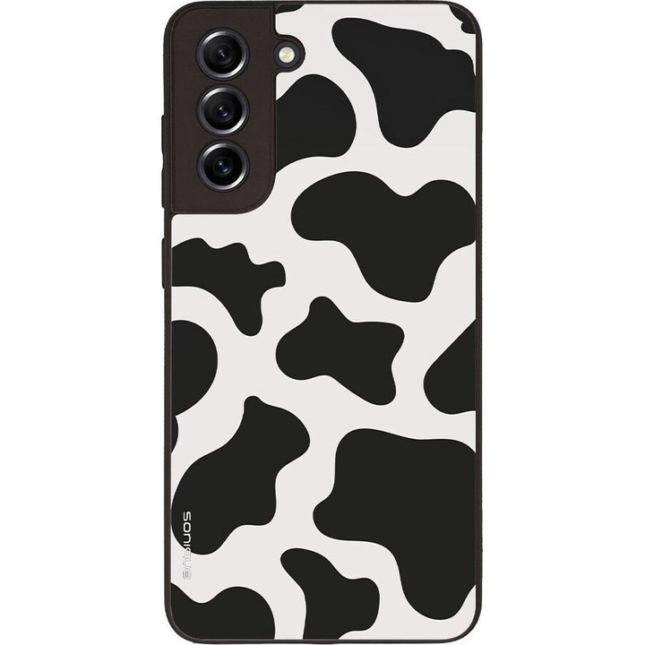 Husa telefon Sonique Animal Print Series pentru Samsung Galaxy S21 Fe, silicon, design animal print, protectie antisoc, multicolor