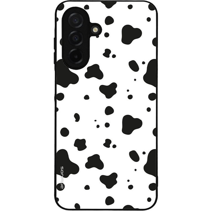 Husa telefon Sonique Animal Print Series pentru Samsung Galaxy A26 5G, silicon, design Dalmatian, protectie antisoc, multicolor