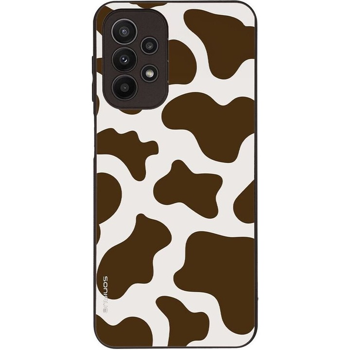 Husa telefon Sonique Animal Print Series, protectie antisoc, design animal print, multicolor, pentru Samsung Galaxy A23 5G / A23 4G