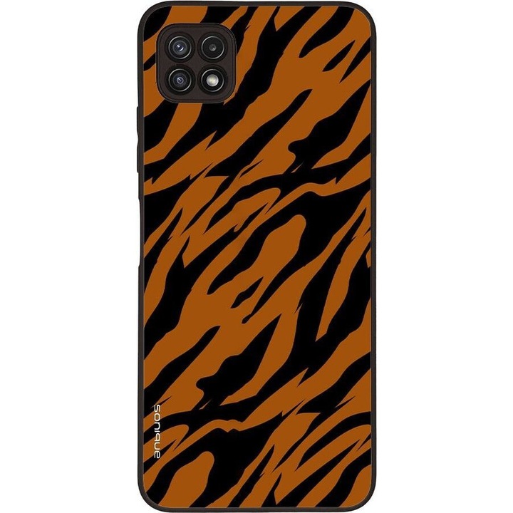 Husa telefon Sonique Animal Print Series pentru Samsung Galaxy A22 5G, silicon, design animal print, protectie antisoc, multicolor