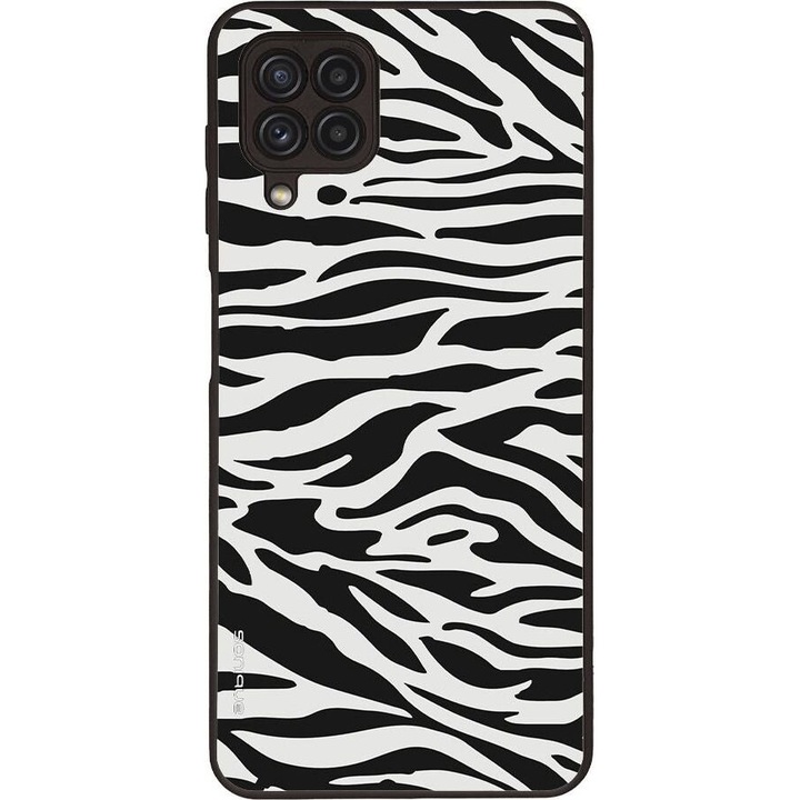 Husa telefon Sonique Animal Print Series, protectie antisoc, design zebra, pentru Samsung Galaxy A22 4G / Galaxy M32 4G / Galaxy M22 4G