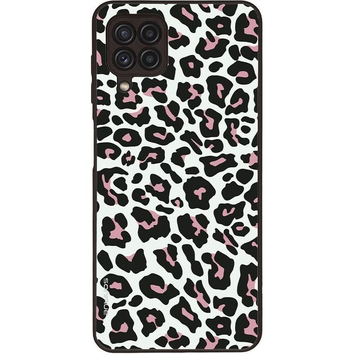Husa telefon Sonique Animal Print Series, leopard, silicon, pentru Samsung Galaxy A22 4G / M32 4G / M22 4G