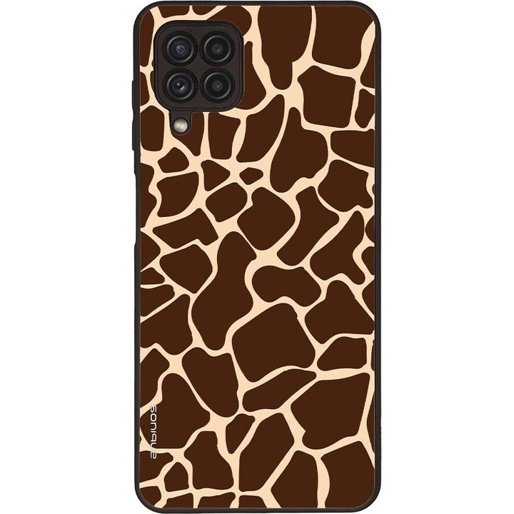 Husa telefon Sonique Animal Print Series, Giraffe 01, silicon, pentru Samsung Galaxy A22 4G / Galaxy M32 4G / Galaxy M22 4G
