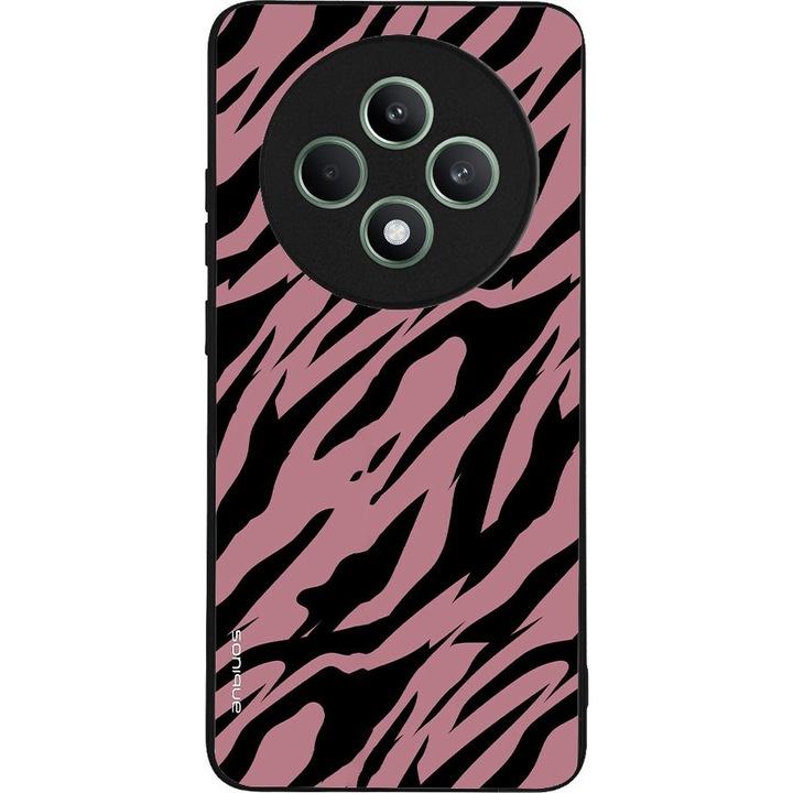 Husa telefon Sonique Animal Print Series, silicon, protectie antisoc, multicolor, pentru Oppo Reno12 F 5G / Oppo Reno12 Fs 5G
